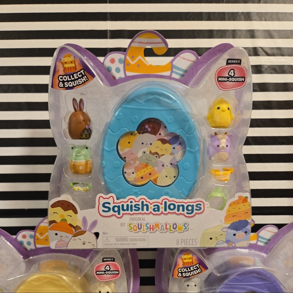 Squish a longs‎ Easter Set (Blue Egg)